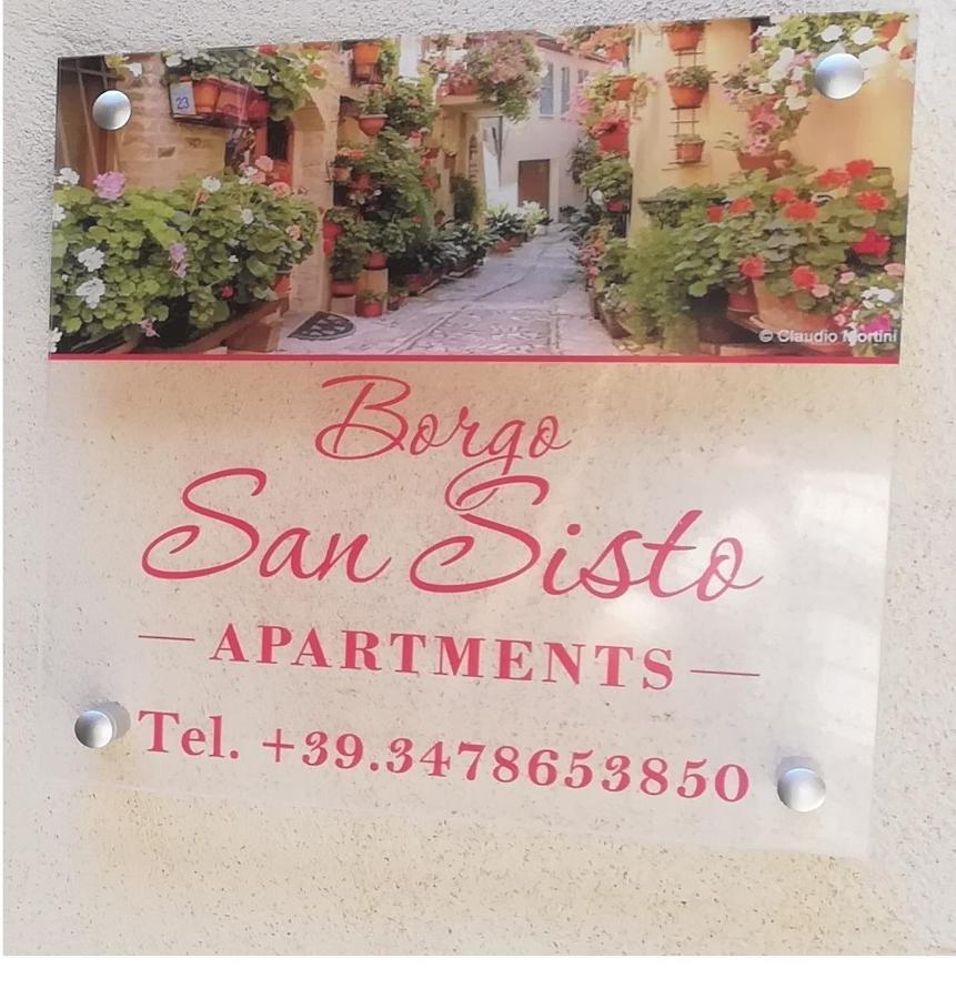 Borgo San Sisto Apartment Spello Exteriör bild
